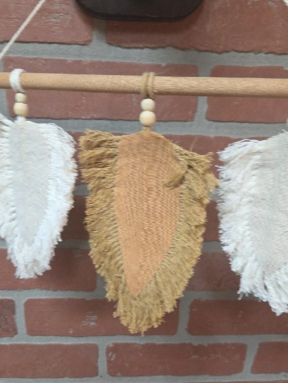 Boho Leaf Wall Hanging